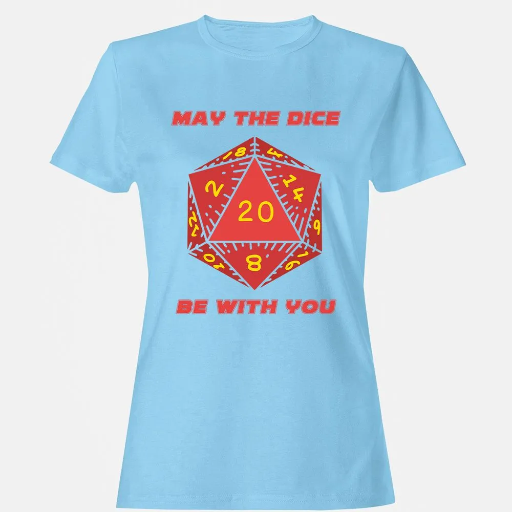 May the Dice Be With You - Light Blue - 8