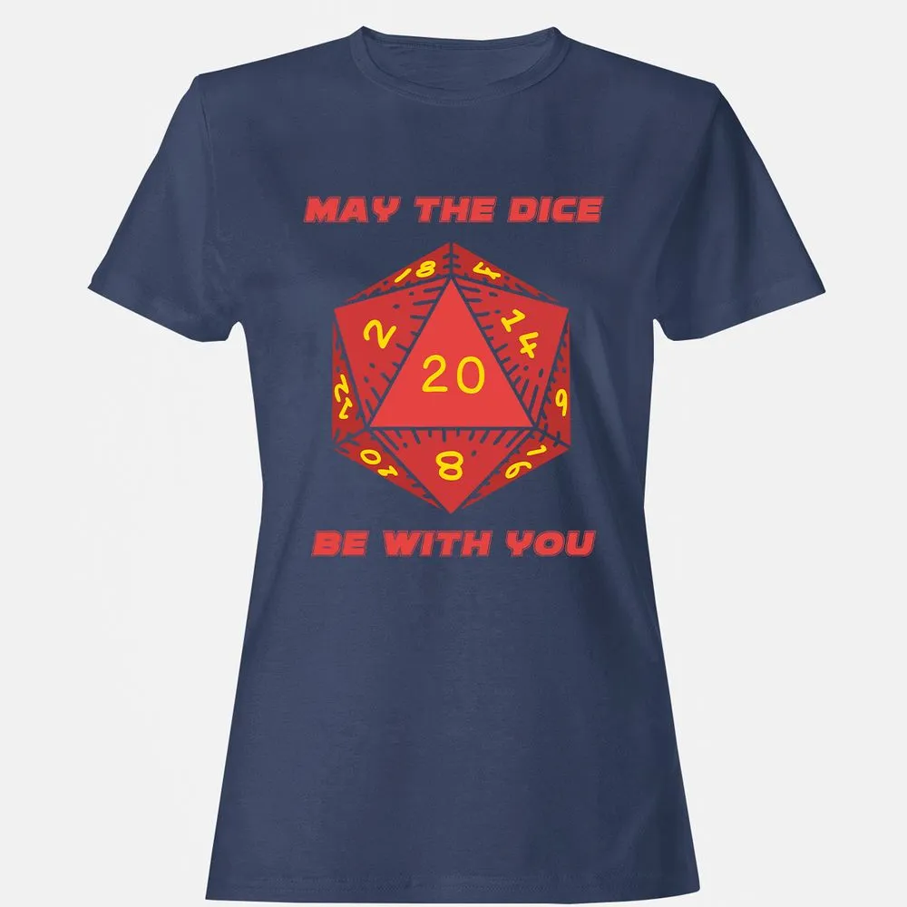 May the Dice Be With You - Navy - 10