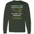 YOU REACH OUT TO PUSH Long Sleeve T-Shirt - Forest Green - 4