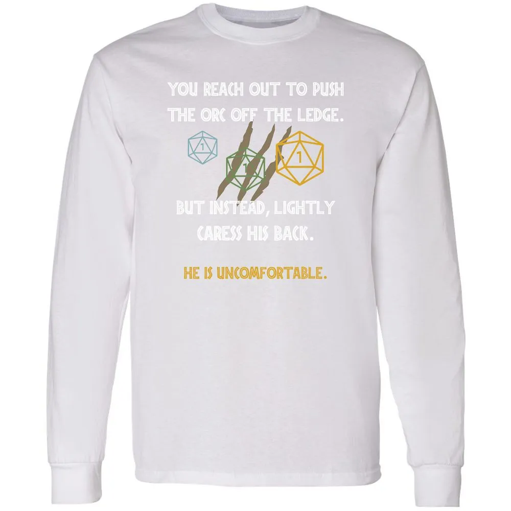 YOU REACH OUT TO PUSH Long Sleeve T-Shirt - White - 5