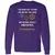 YOU REACH OUT TO PUSH Long Sleeve T-Shirt - Purple - 13