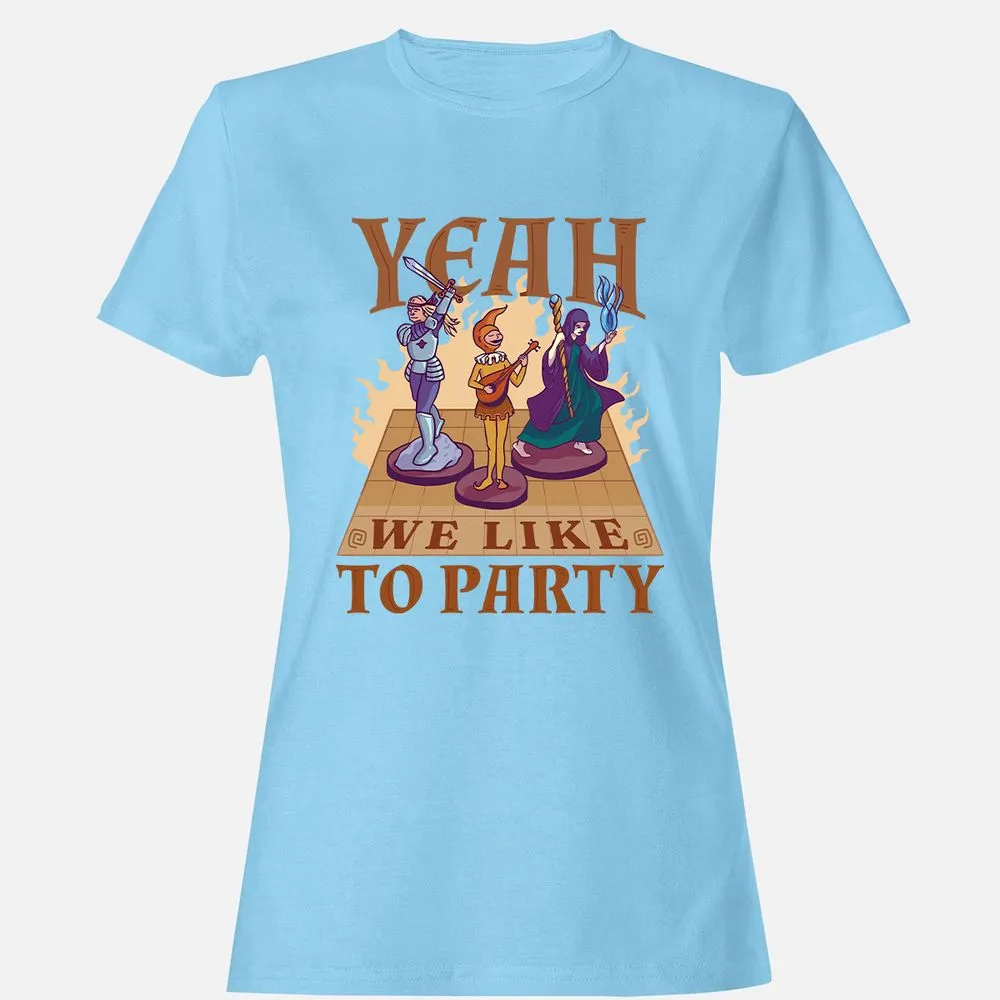 Yeah We Like to Party - Light Blue - 8
