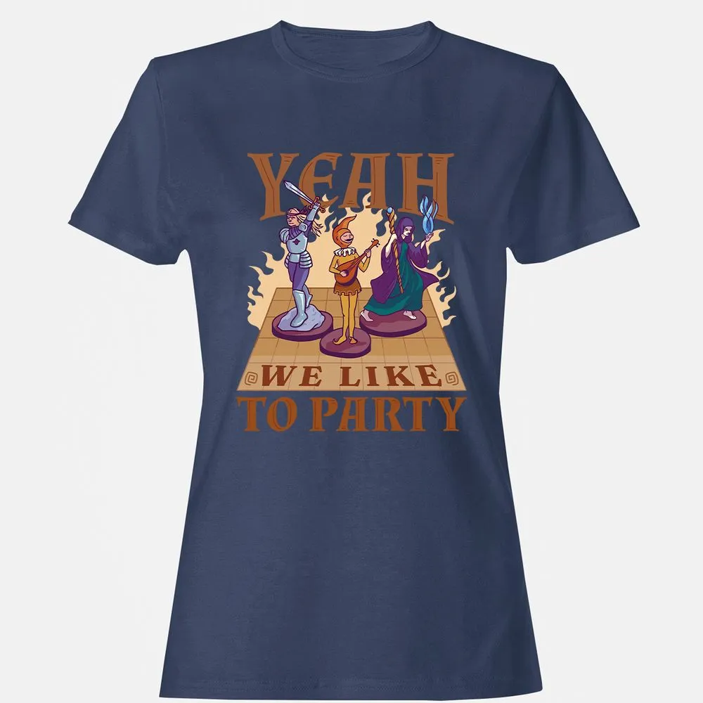 Yeah We Like to Party - Navy - 10