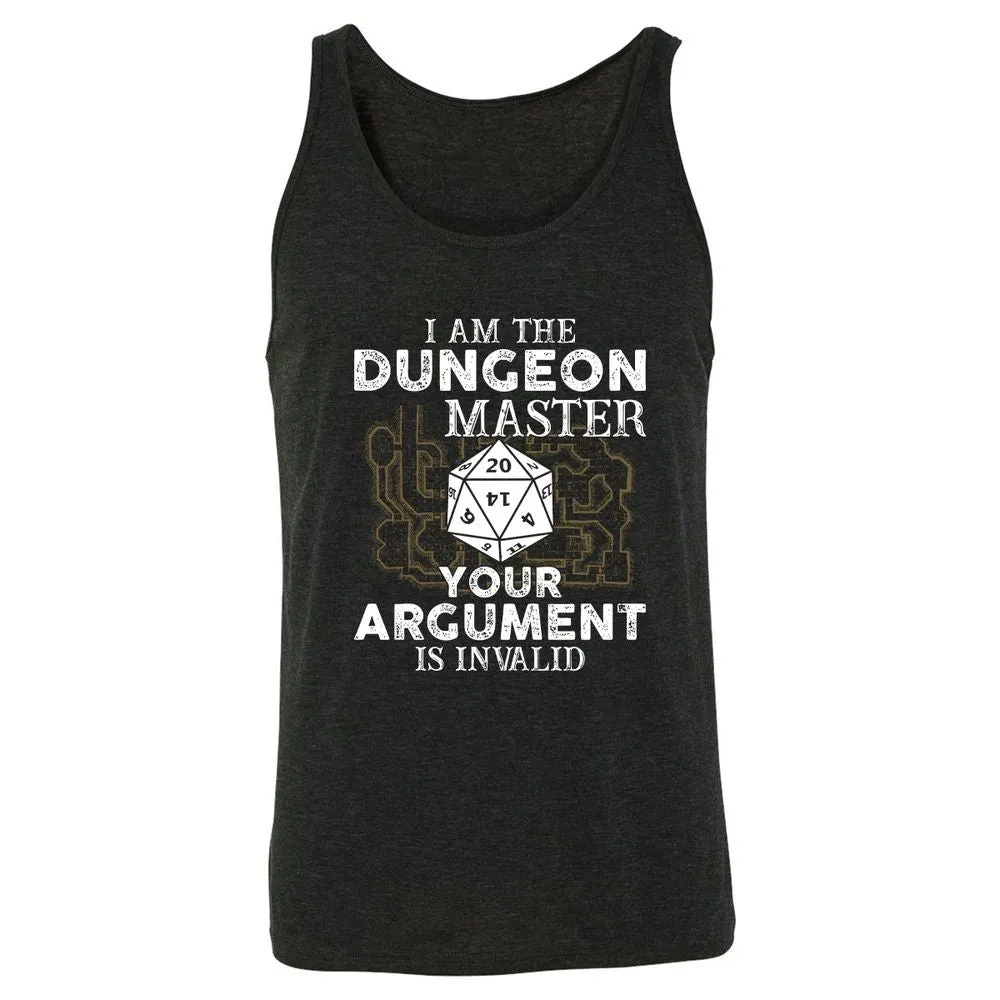 I Am the Dungeon Master – Your Argument Is Invalid - Charcoal Black Triblend - 5