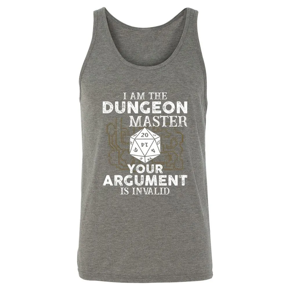 I Am the Dungeon Master – Your Argument Is Invalid - Grey Triblend - 8