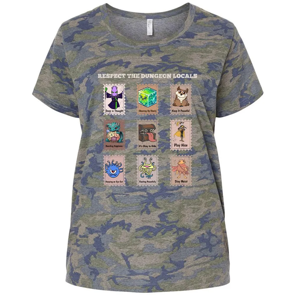 RESPECT THE DUNGEON LOCALS - Vintage Camo - 5