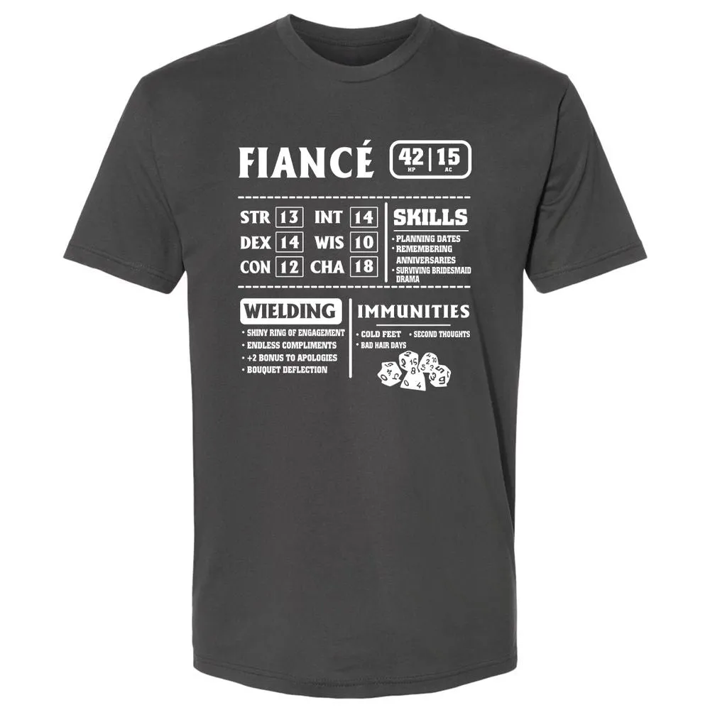 Fiance Stats Premium Unisex T-Shirt - Heavy Metal - 8