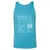 Writer Stats New Unisex Jersey Tank - Aqua Triblend - 3