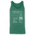 Writer Stats New Unisex Jersey Tank - Kelly - 9