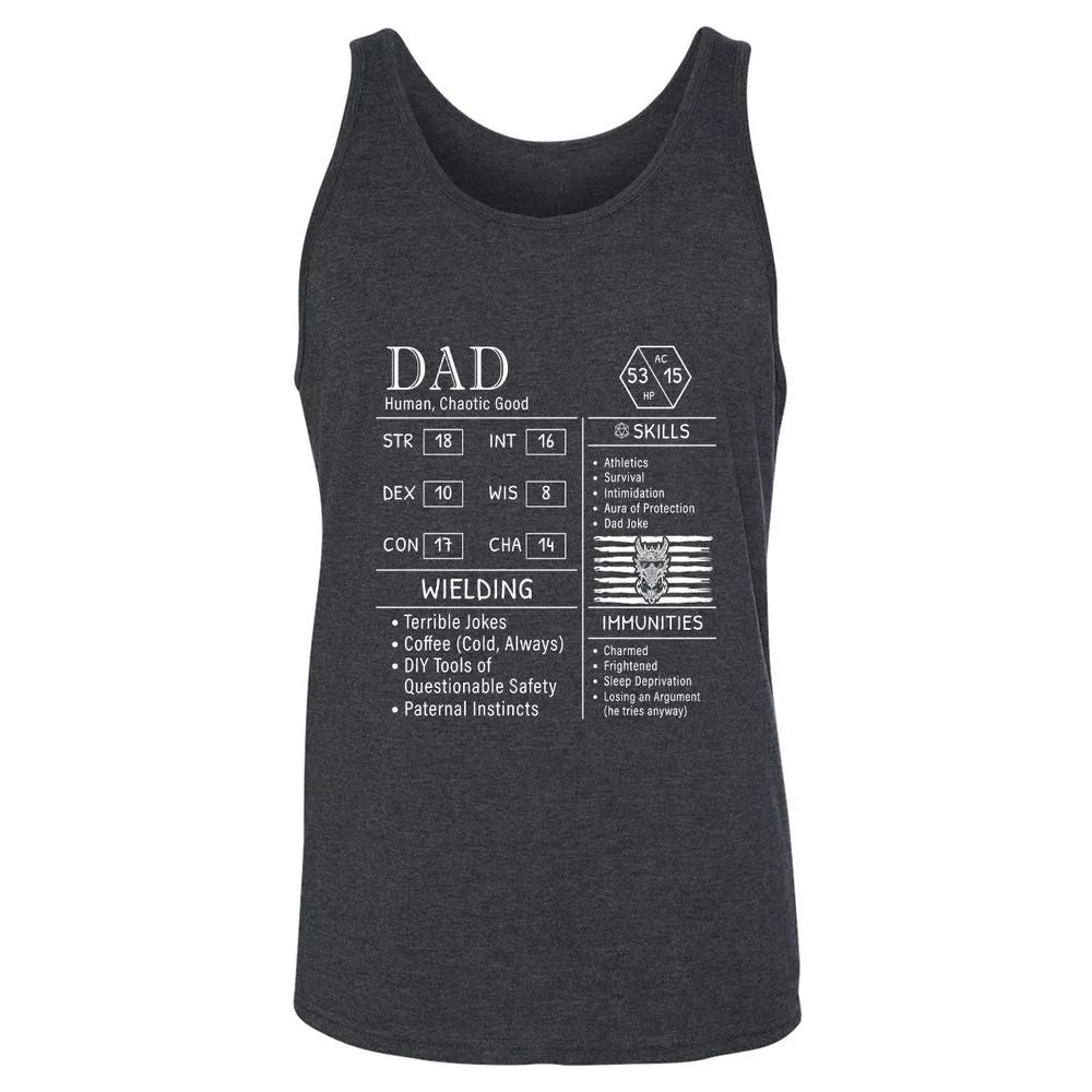 Dad Stats New - Dark Grey Heather - 6