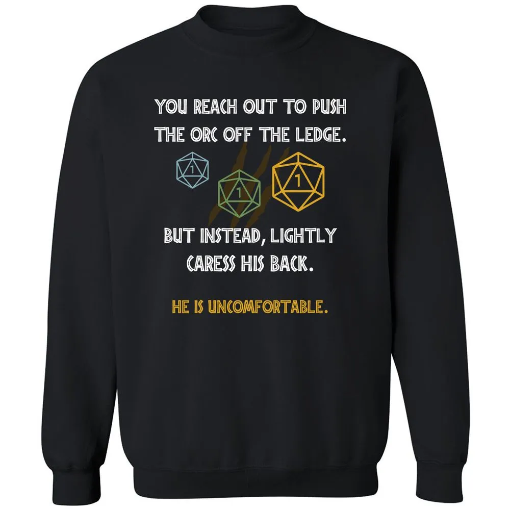 YOU REACH OUT TO PUSH Classic Unisex Sweatshirt - Black - 1