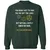 YOU REACH OUT TO PUSH Classic Unisex Sweatshirt - Forest Green - 4