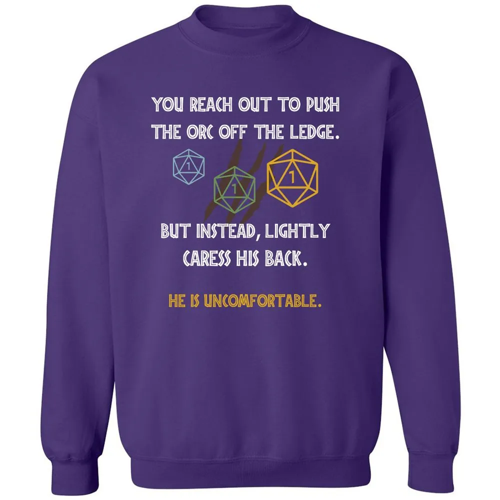 YOU REACH OUT TO PUSH Classic Unisex Sweatshirt - Purple - 6