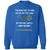 YOU REACH OUT TO PUSH Classic Unisex Sweatshirt - Royal - 9