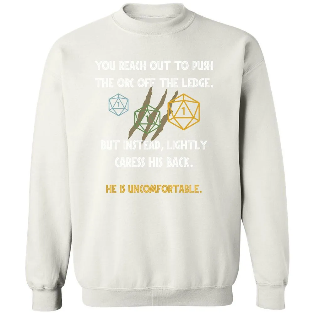 YOU REACH OUT TO PUSH Classic Unisex Sweatshirt - White - 12