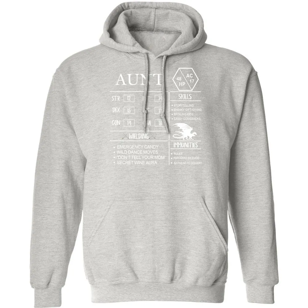 Aunt Stats Classic Unisex Hoodie - Ash - 8
