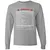 ADHD&D Nutrition Facts Long Sleeve T-Shirt - Graphite Heather - 6