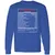 ADHD&D Nutrition Facts Long Sleeve T-Shirt - Royal - 8