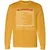 ADHD&D Nutrition Facts Long Sleeve T-Shirt - Gold - 9