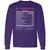 ADHD&D Nutrition Facts Long Sleeve T-Shirt - Purple - 13