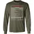 ADHD&D Nutrition Facts Long Sleeve T-Shirt - Military Green - 16