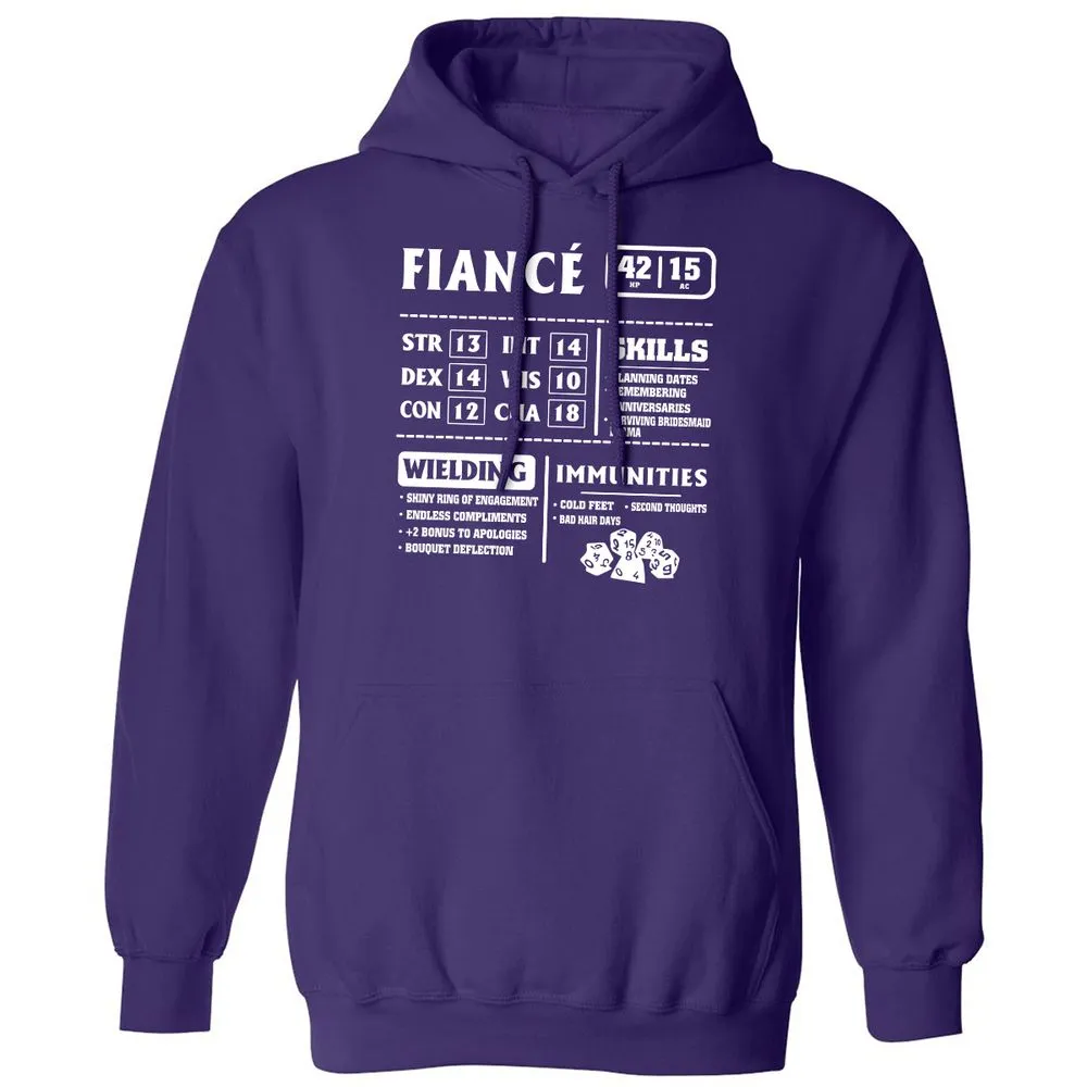 Fiance Stats Classic Unisex Hoodie - Purple - 6
