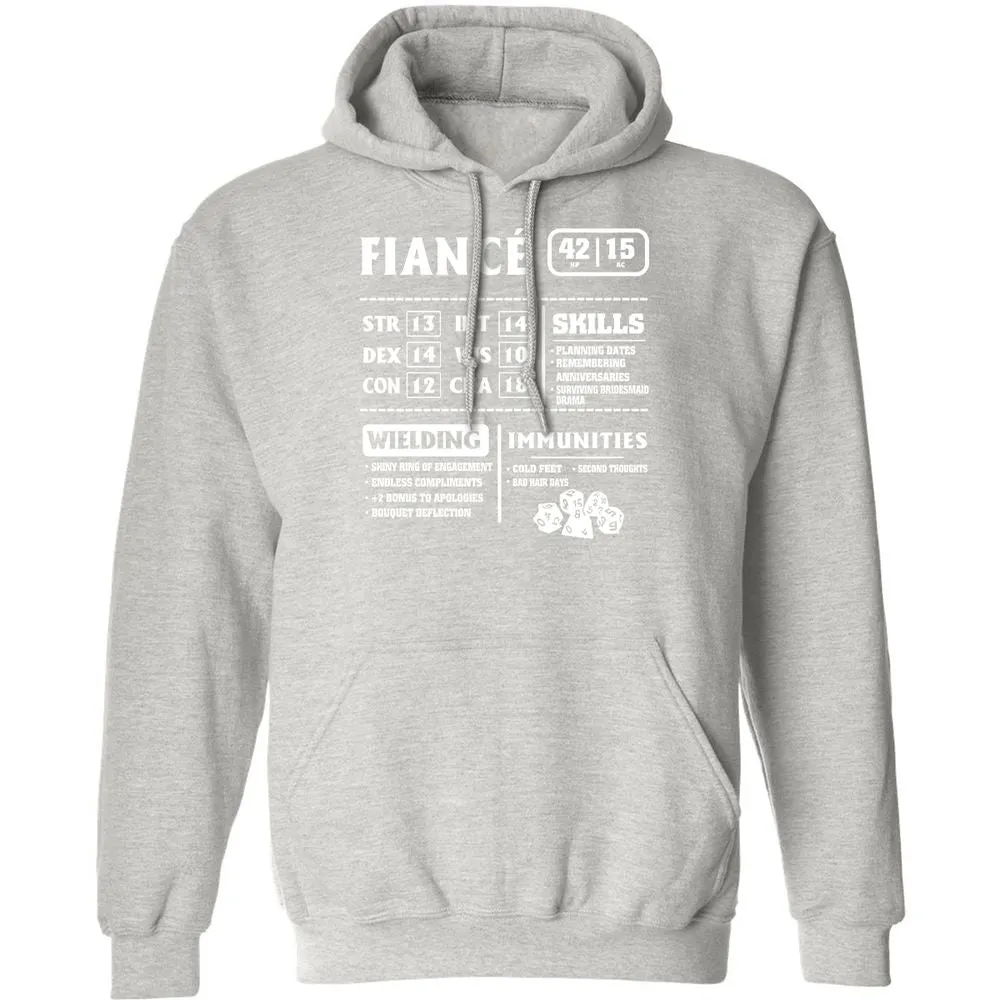 Fiance Stats Classic Unisex Hoodie - Ash - 8