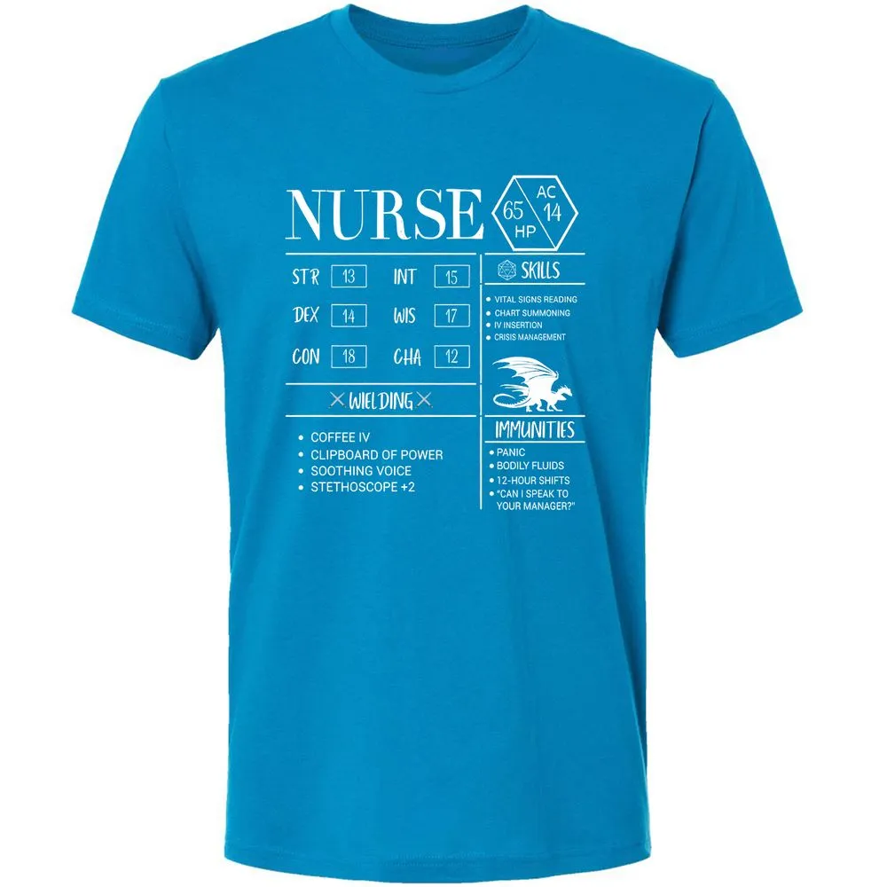Nurse New Premium Unisex T-Shirt - Turquoise - 16