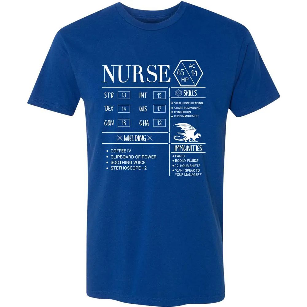 Nurse New Premium Unisex T-Shirt - Royal - 10