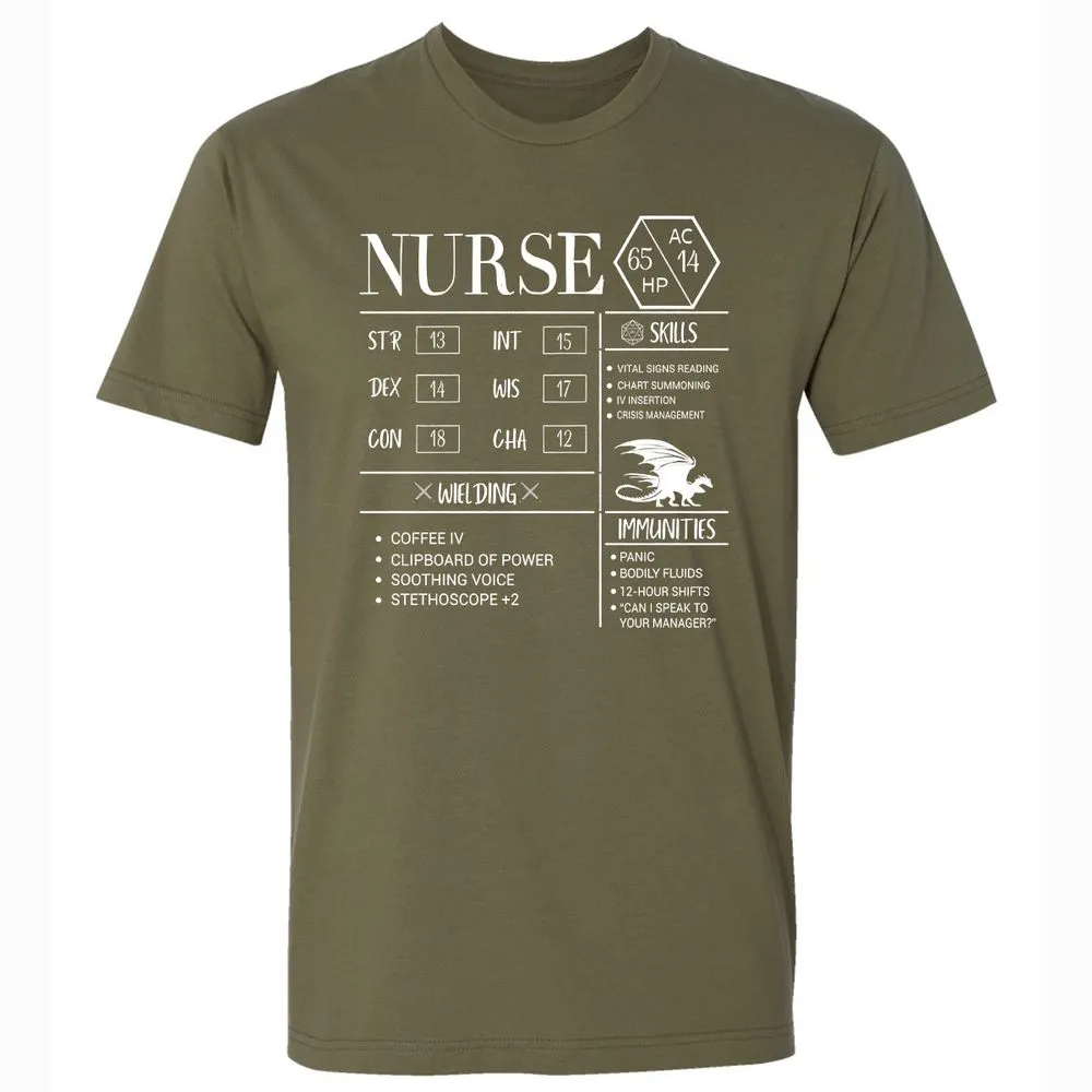 Nurse New Premium Unisex T-Shirt - Military Green - 5