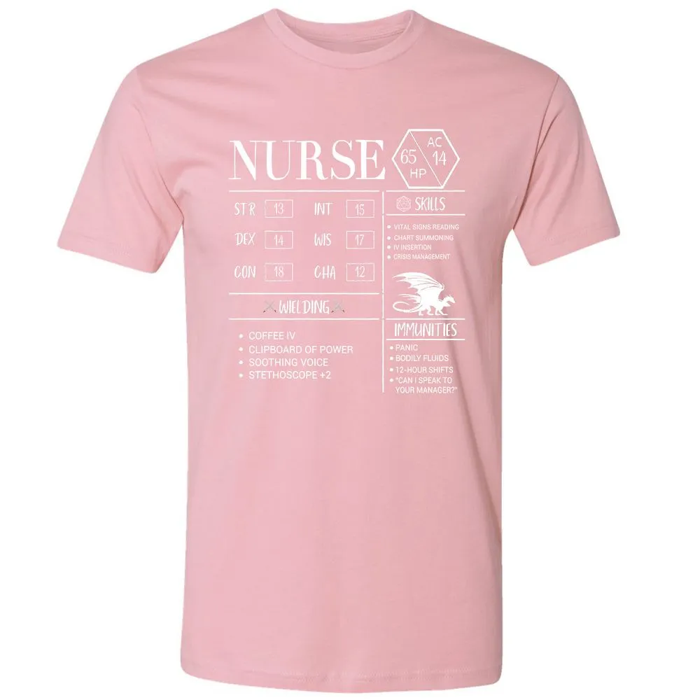 Nurse New Premium Unisex T-Shirt - Light Pink - 3