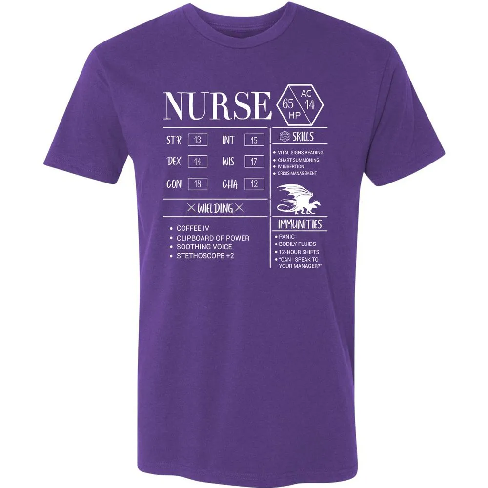 Nurse New Premium Unisex T-Shirt - Purple Rush - 7