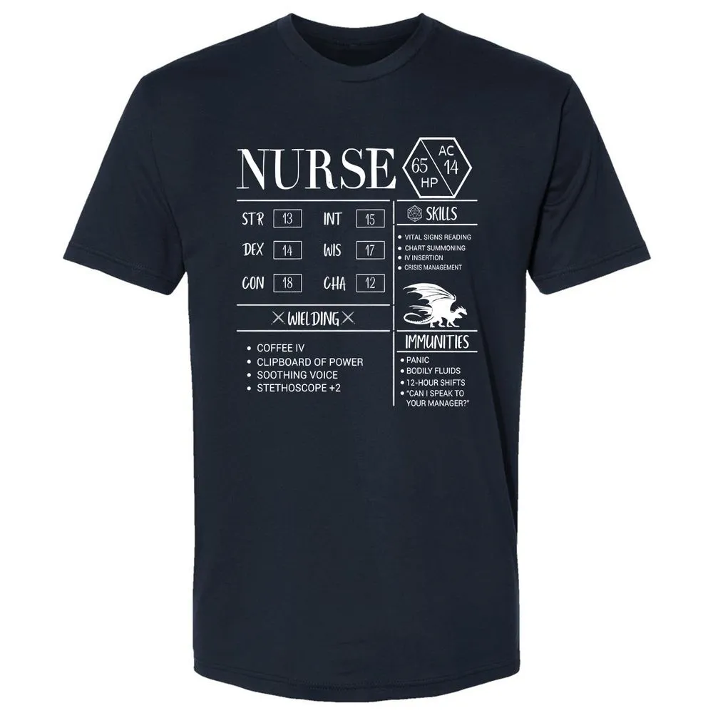Nurse New Premium Unisex T-Shirt - Midnight Navy - 2