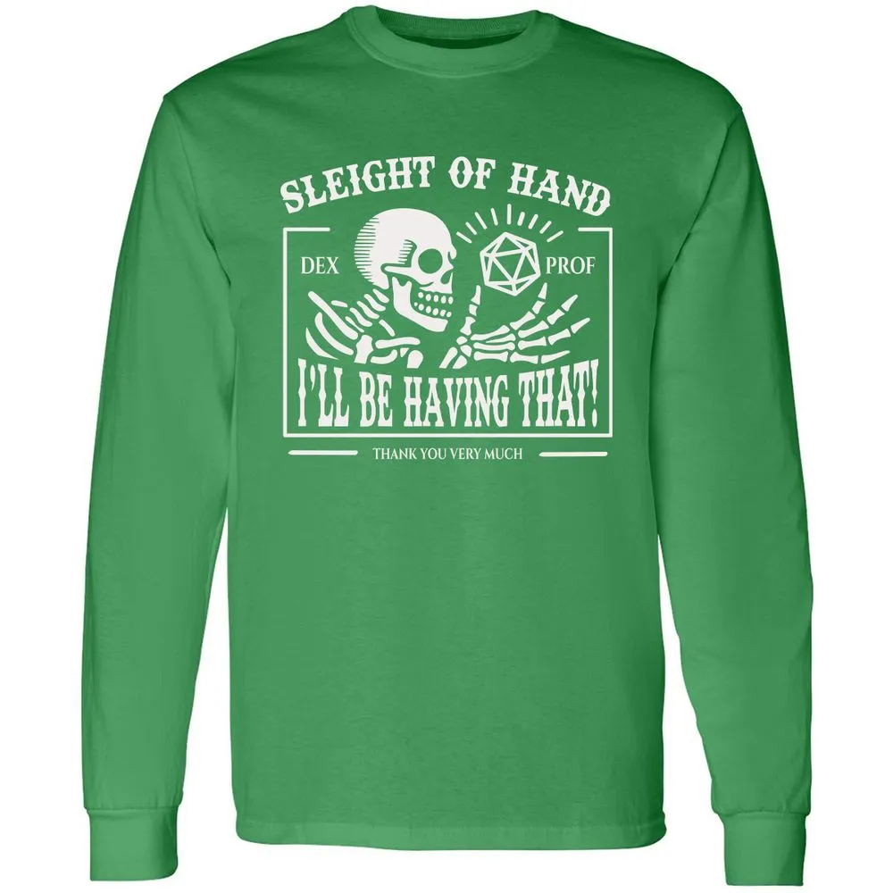 Sleight of Hand – I’ll Be Having That! - Irish Green - 10