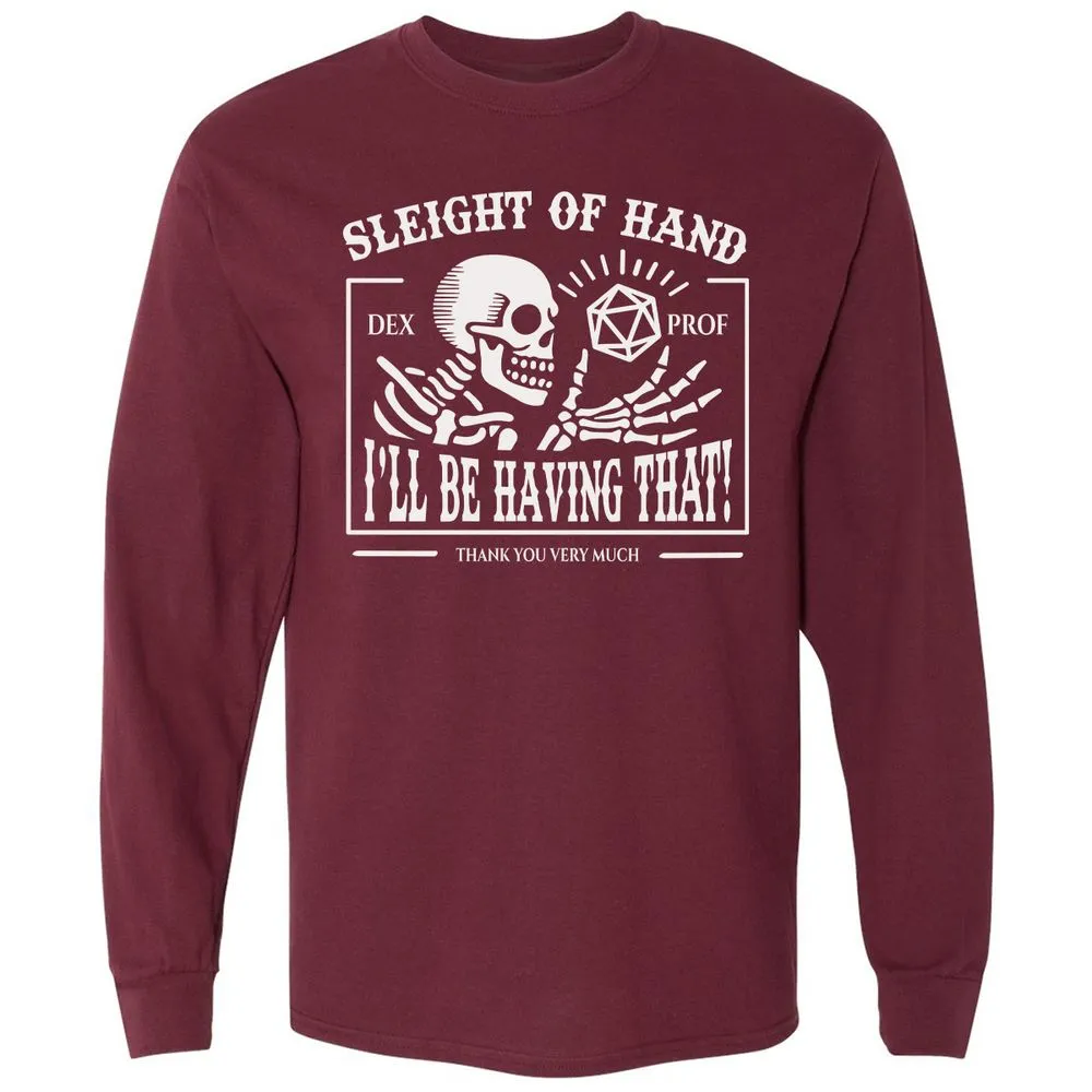 Sleight of Hand – I’ll Be Having That! - Maroon - 11