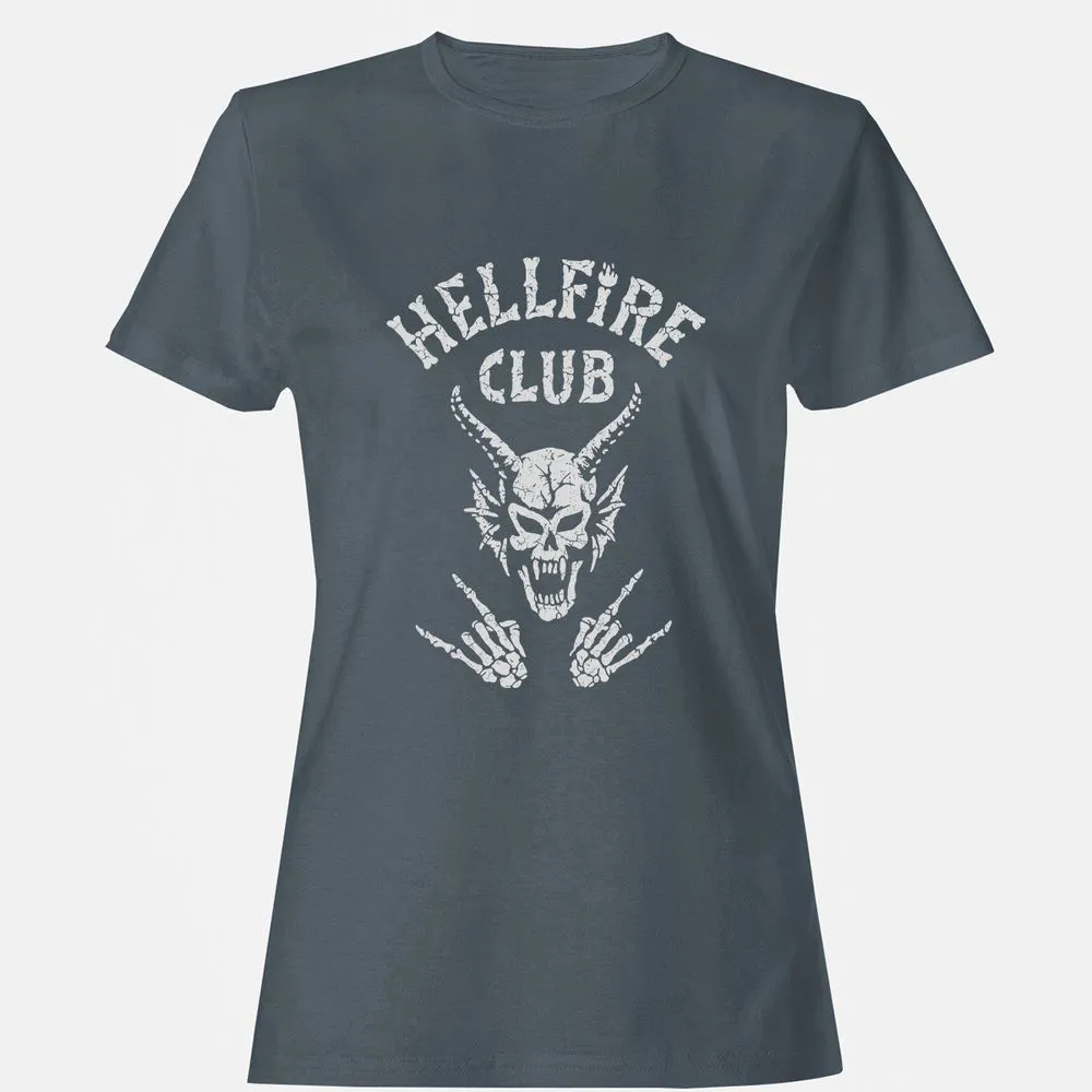 Hellfire Club Women's T-Shirt - Charcoal - 3