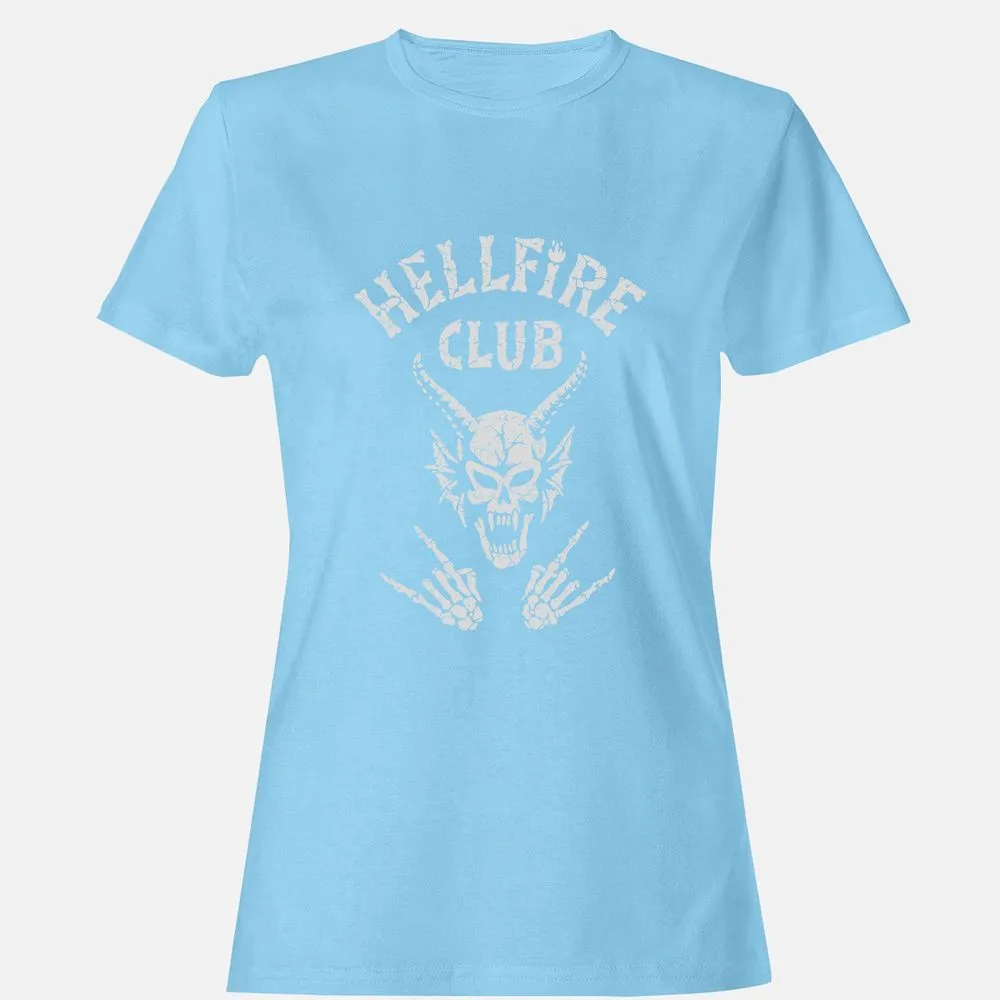 Hellfire Club Women's T-Shirt - Light Blue - 8