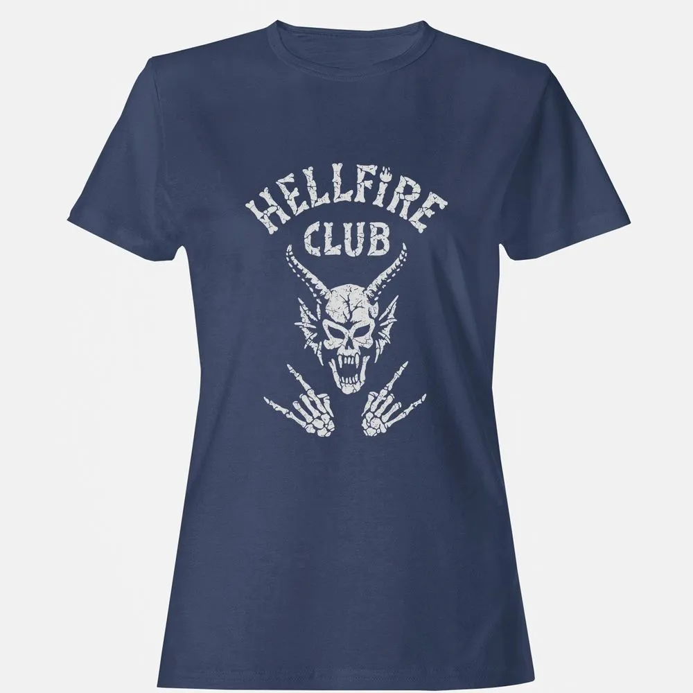 Hellfire Club Women's T-Shirt - Navy - 10