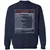 ADHD&D Nutrition Facts Classic Unisex Sweatshirt - Navy - 2