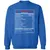 ADHD&D Nutrition Facts Classic Unisex Sweatshirt - Royal - 9