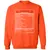 ADHD&D Nutrition Facts Classic Unisex Sweatshirt - Orange - 10