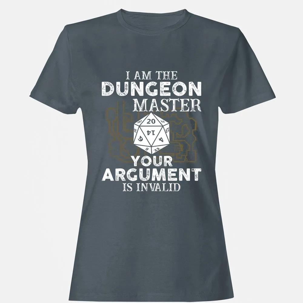 I Am the Dungeon Master – Your Argument Is Invalid - Charcoal - 3