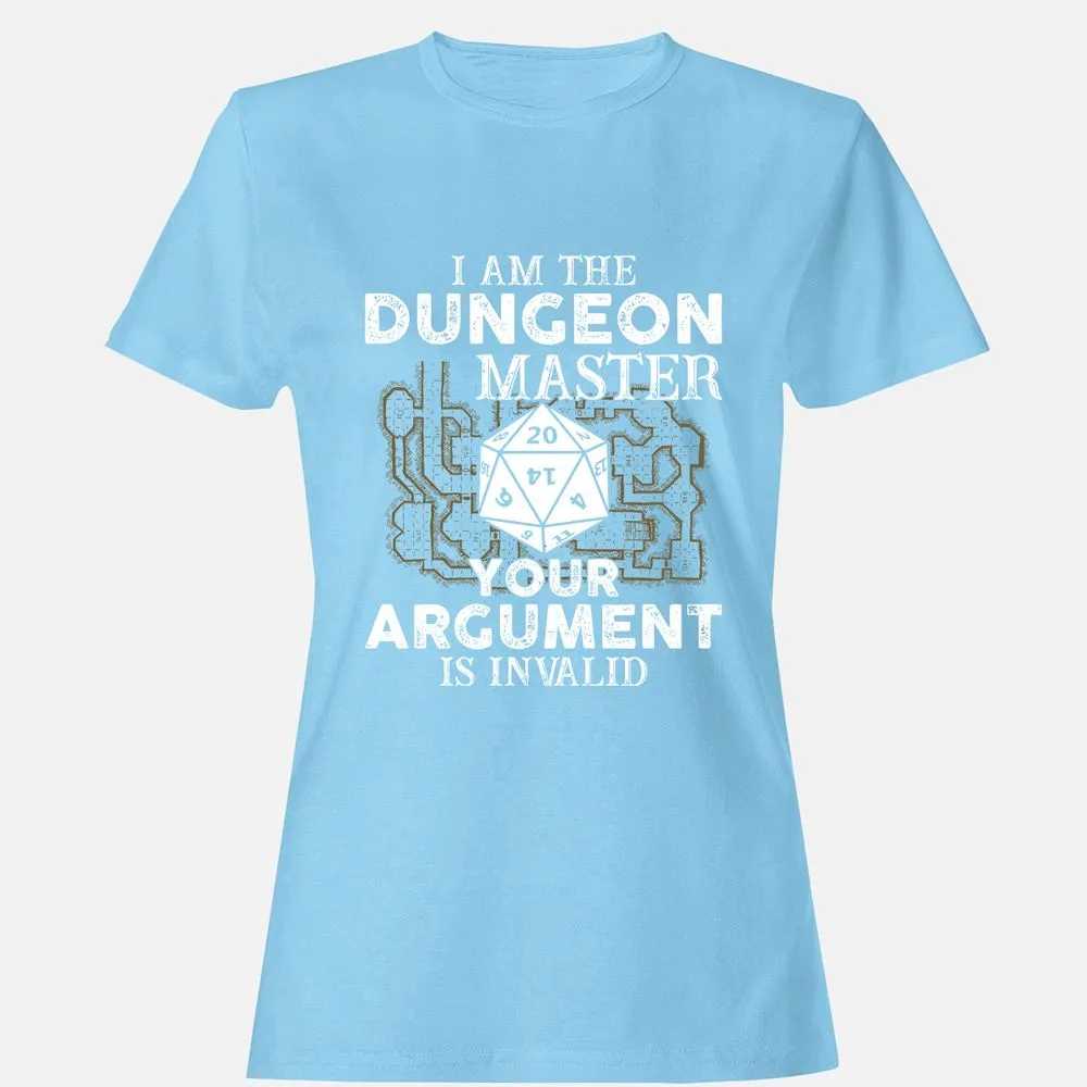 I Am the Dungeon Master – Your Argument Is Invalid - Light Blue - 8