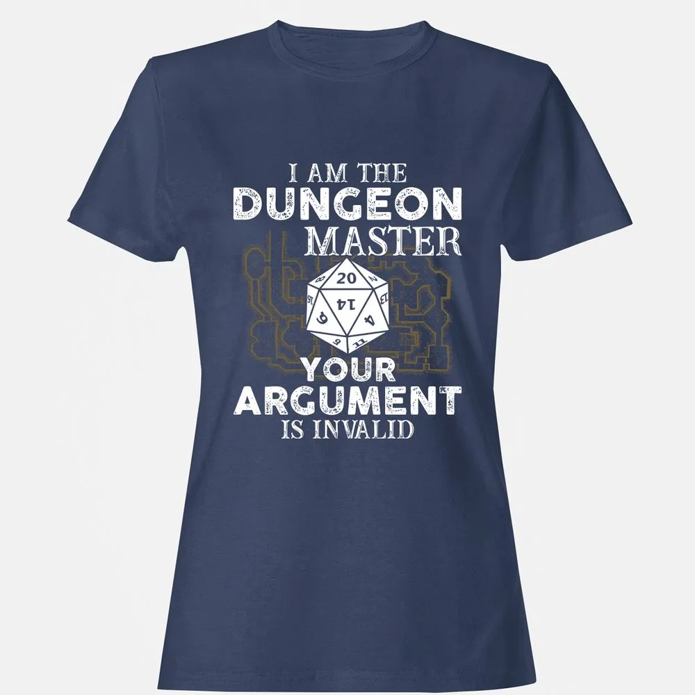 I Am the Dungeon Master – Your Argument Is Invalid - Navy - 10