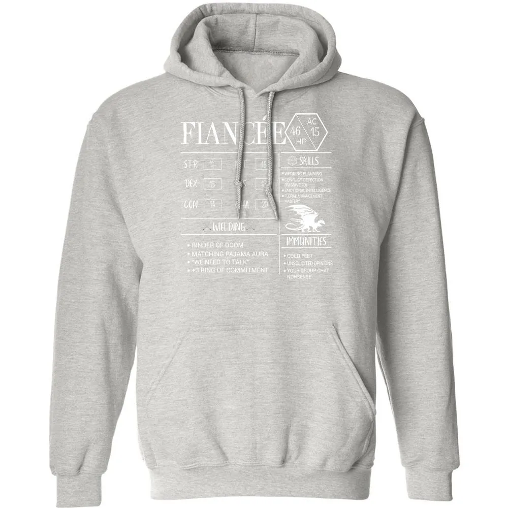 Fiancee Stats Classic Unisex Hoodie - Ash - 8