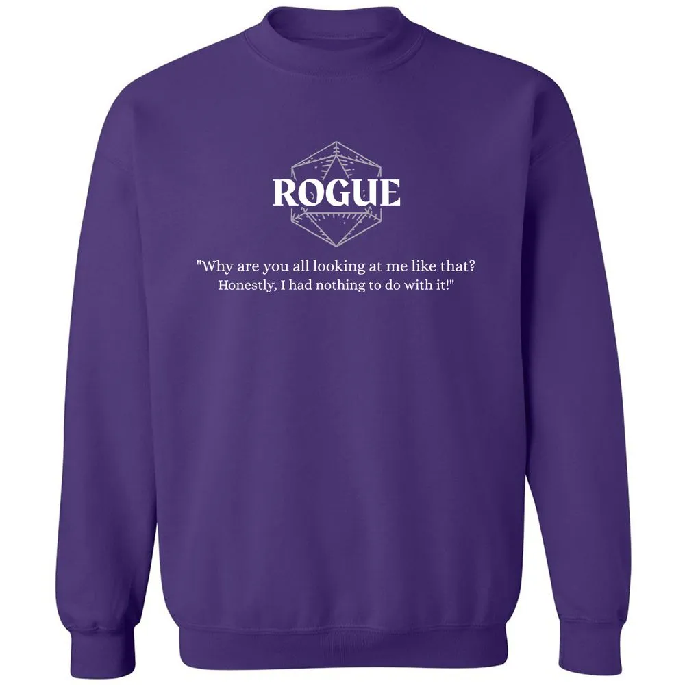 Rogue – Why Are You All Looking At Me Like That Classic Unisex Sweatshirt - Purple - 6