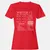 Writer Stats New Women's T-Shirt - Red - 13