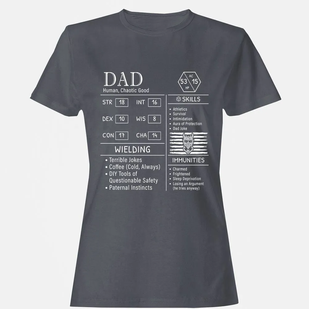 Dad Stats New - Dark Heather - 5