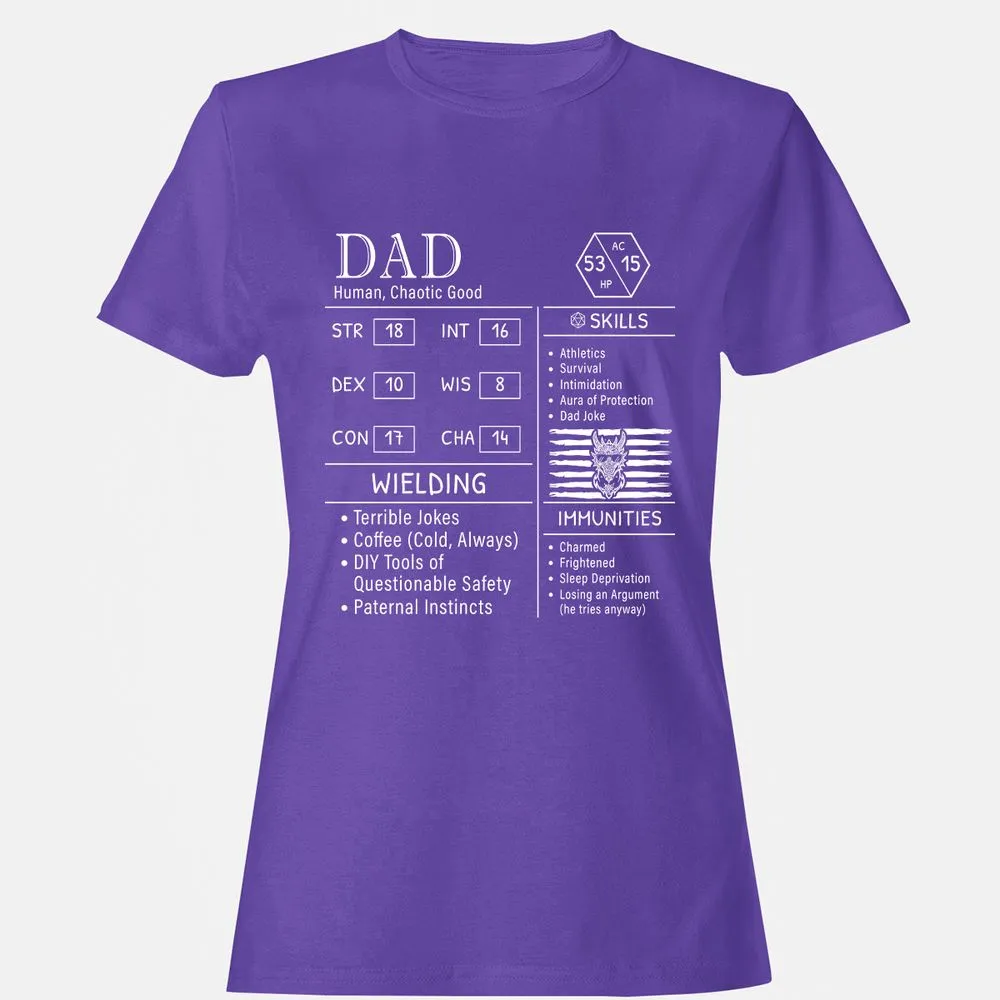 Dad Stats New - Purple - 12