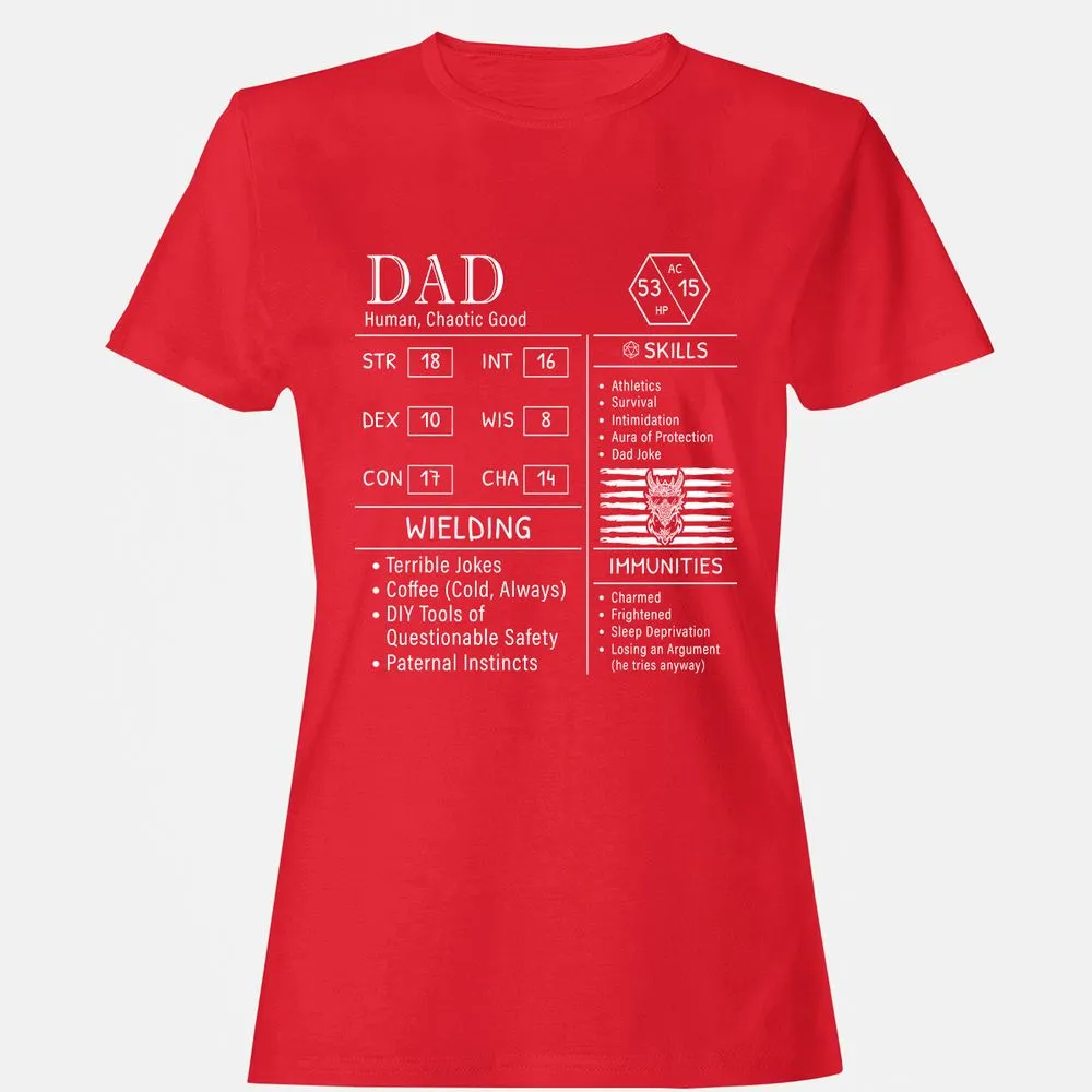 Dad Stats New - Red - 13